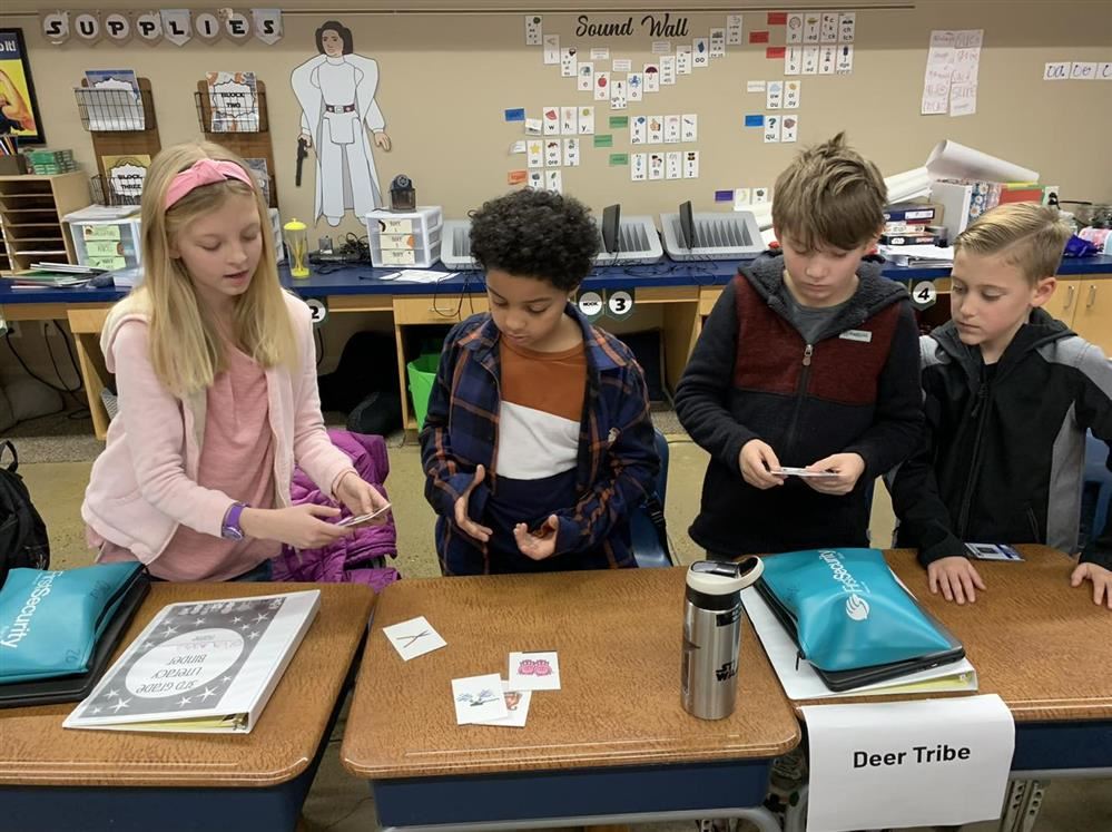  students barter with local tribes to gain supplies needed to survive